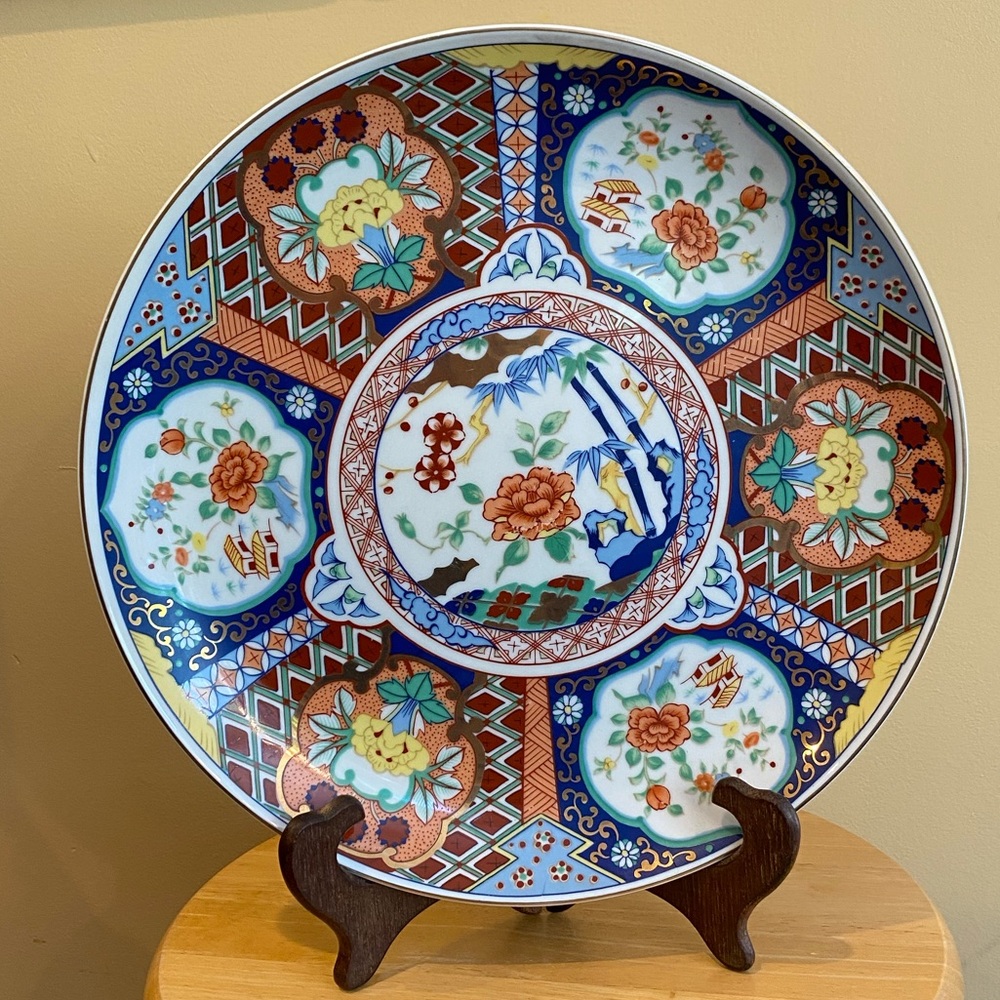 Decorative Asian plate 12.5” by Price Import.